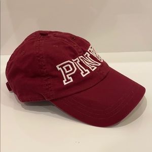 PINK Baseball Hat (Maroon)
